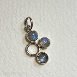 Silver pendant with a...