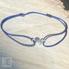 Blue agate bracelet