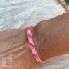 Pink beaded bracelet