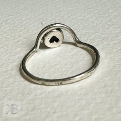 Srebrny pierścionek z onyksem