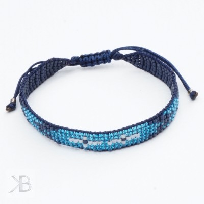 copy of Navy blue beaded bracelet