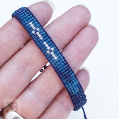 copy of Navy blue beaded bracelet