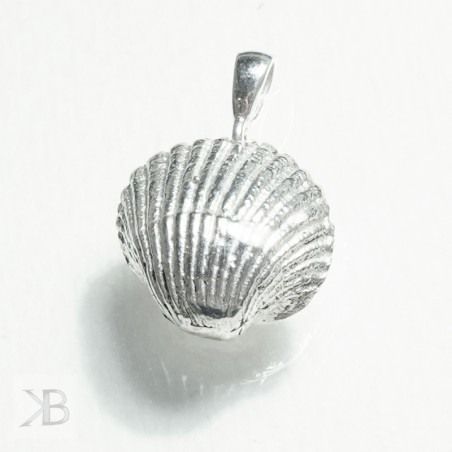 Shell silver pendant