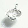 Shell silver pendant