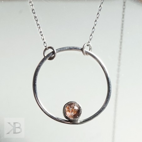 Sunstone necklace